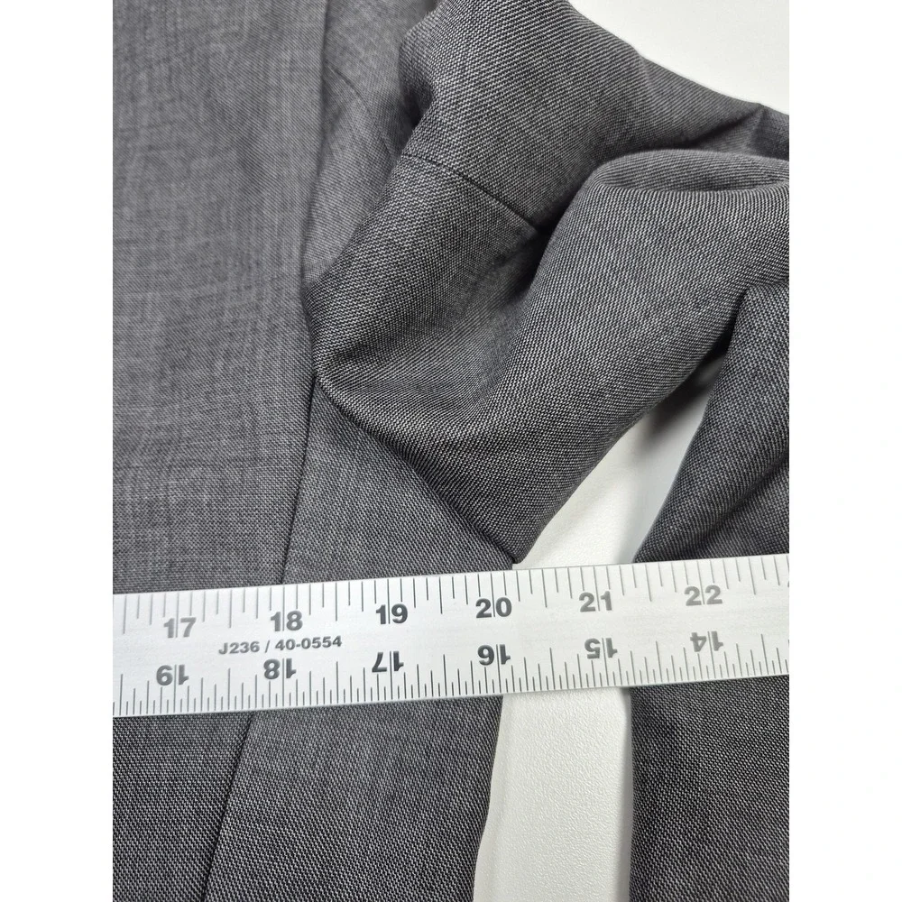 J.Crew Suit Jacket Mens 38R Gray Wool Ludlow Tollegno 1900 2 Button Slim Fit